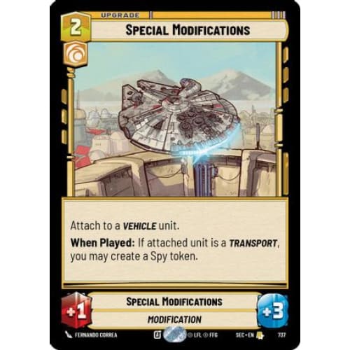 Special Modifications (Foil) (737)  Foil