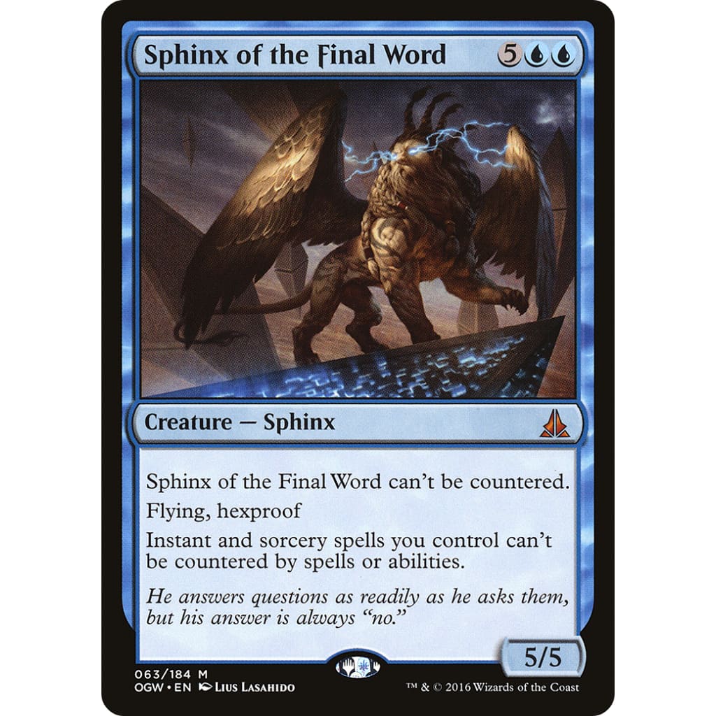 Sphinx of the Final Word (OGW-063) Foil