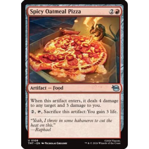 Spicy Oatmeal Pizza (TMT-109)