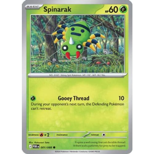 Spinarak (1) Common Reverse Holofoil