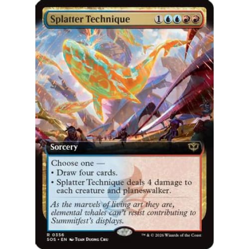 Splatter Technique (Extended Art) (SOS-356) Foil