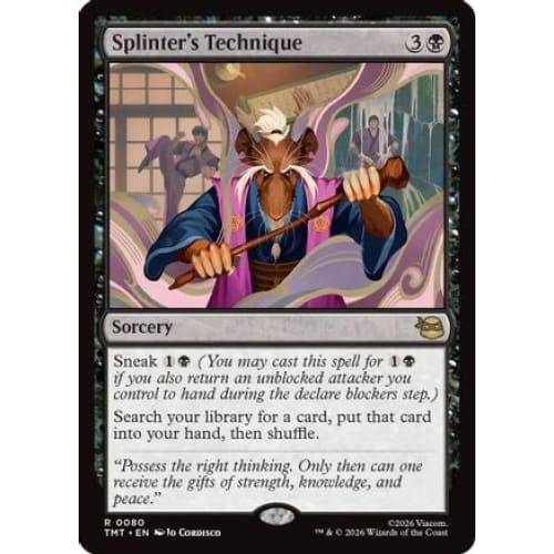 Splinter's Technique (TMT-080) Foil