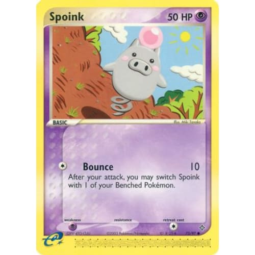 Spoink - 73/97 (73) Common Reverse Holofoil