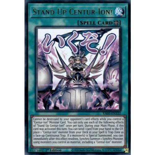 Stand Up Centur-Ion! - RA05-EN122 Ultra Rare 1st Edition