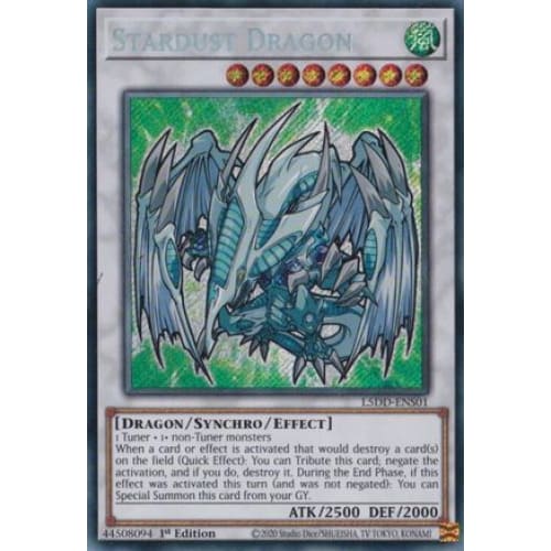 Stardust Dragon (L5DD-ENS01) - L5DD-ENS01 Secret Rare 1st Edition