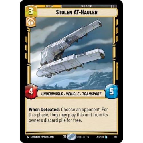 Stolen AT-Hauler (Foil) (719)  Foil
