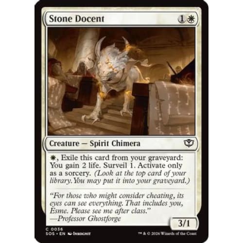 Stone Docent (SOS-036) Foil