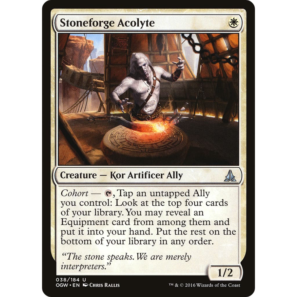 Stoneforge Acolyte (OGW-038) Foil