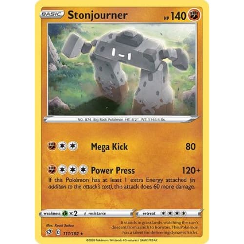 Stonjourner (111) Holo Rare