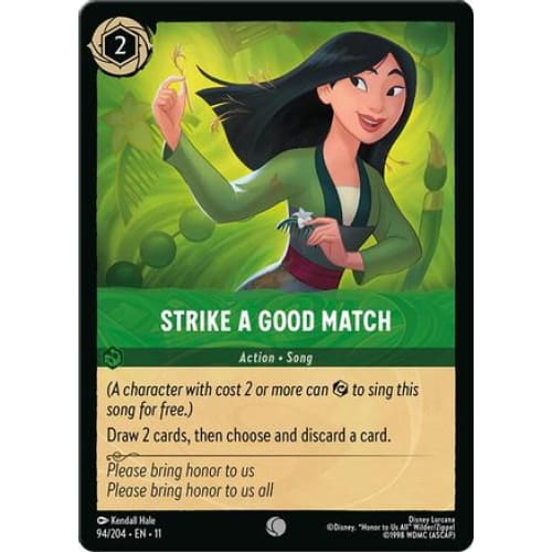 Strike a Good Match (94/204) - Winterspell Cold Foil