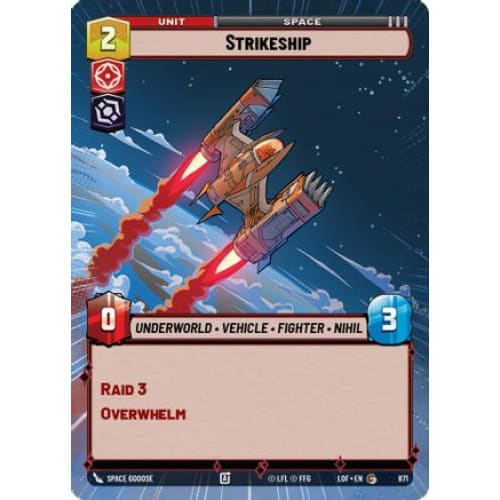 Strikeship (Hyperspace Foil) (871)  Foil