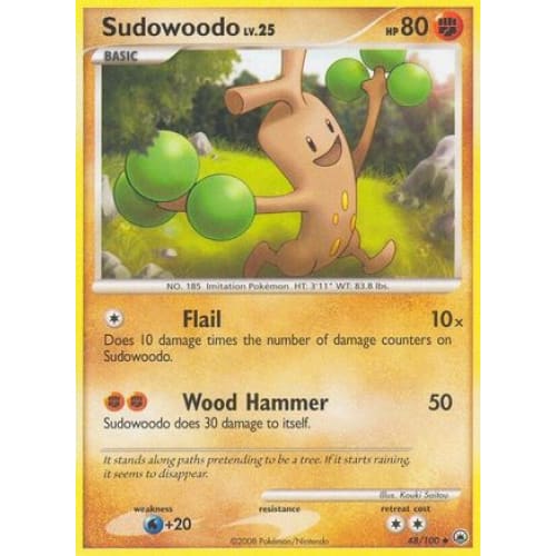 Sudowoodo (48) Uncommon Reverse Holofoil