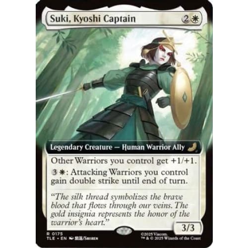 Suki, Kyoshi Captain (Extended Art) (TLE-175) Foil