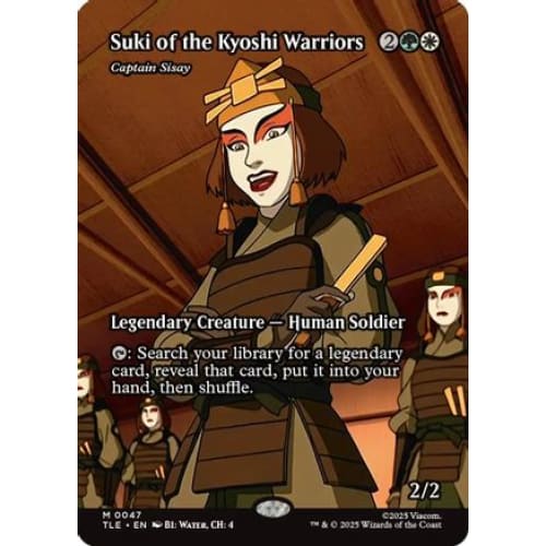 Suki of the Kyoshi Warriors - Captain Sisay (Borderless) (TLE-047)