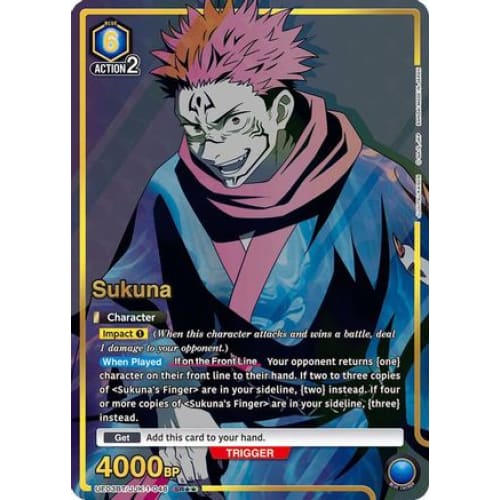 Sukuna (048) (SR**) (UE03BT/JJK-1-048) - UE03BT Jujutsu Kaisen Foil