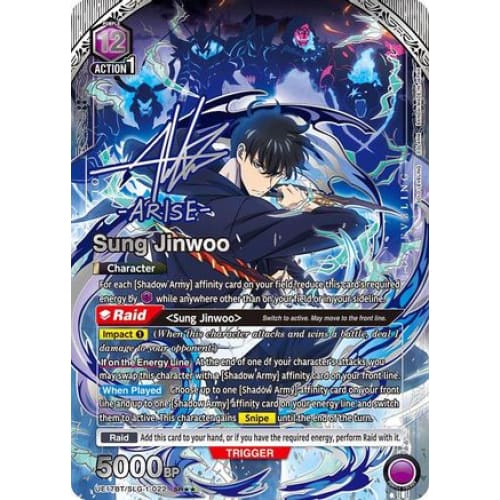 Sung Jinwoo (022) (SR**) (UE17BT/SLG-1-022) - UE17BT SOLO LEVELING Foil