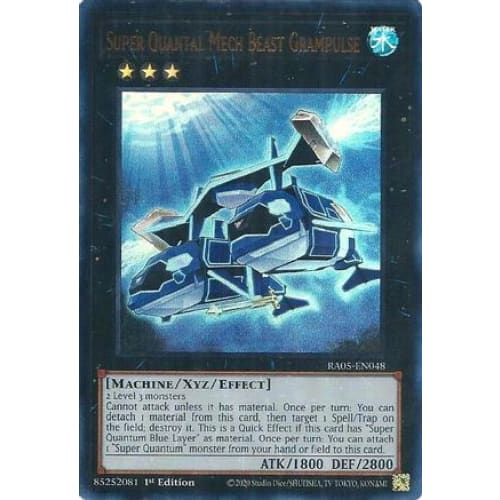 Super Quantal Mech Beast Grampulse (Ultra Rare) - RA05-EN048 Ultra Rare 1st Edition