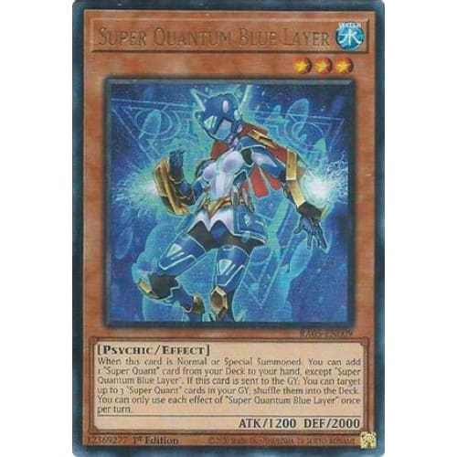 Super Quantum Blue Layer (Ultimate Rare) - RA05-EN009 Ultimate Rare 1st Edition
