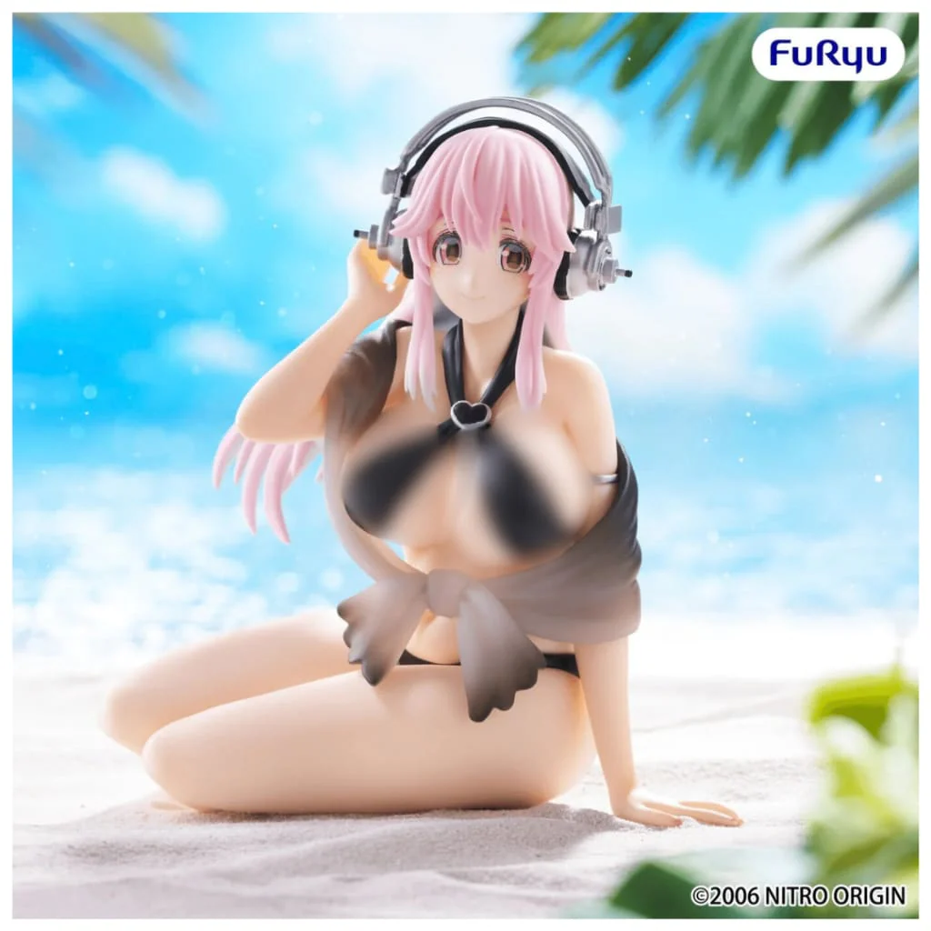 SUPER SONICO Noodle Stopper Figure -Swimsuit Black Color ver (Pre Order)
