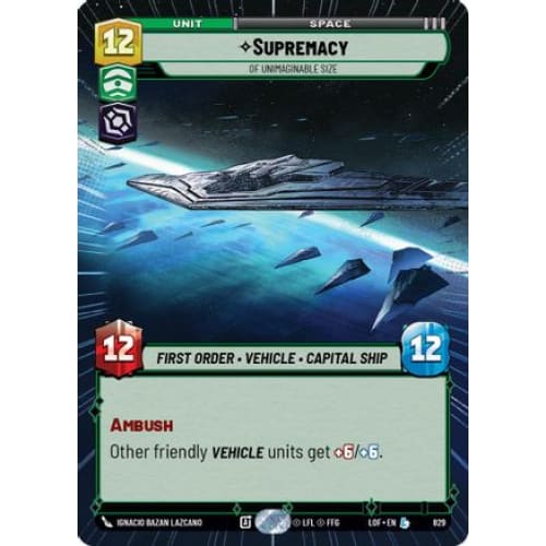 Supremacy - Of Unimaginable Size (Hyperspace Foil) (829)  Foil