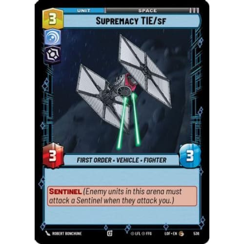 Supremacy TIE/sf (Foil) (536)  Foil