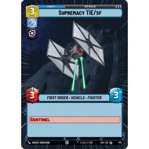 Supremacy TIE/sf (Hyperspace Foil) (774)  Foil