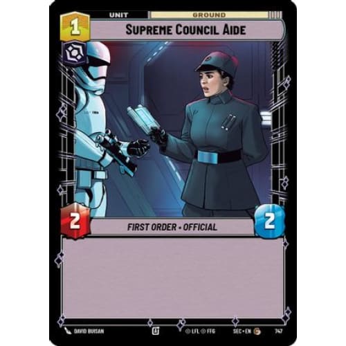 Supreme Council Aide (Foil) (747)  Foil