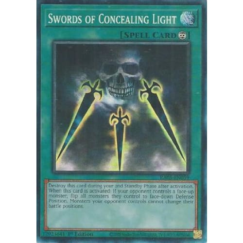 Swords of Concealing Light (Collector's Rare) - RA05-EN059 Collector's Rare 1st Edition