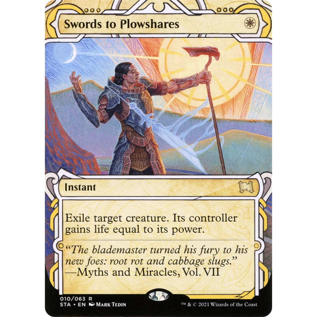 Swords to Plowshares (STA-010): (Showcase) (Borderless)