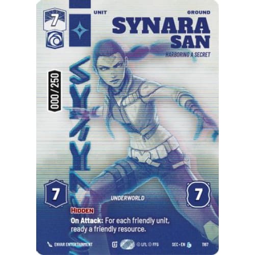 Synara San - Harboring a Secret (Serialized) (1167)  Foil