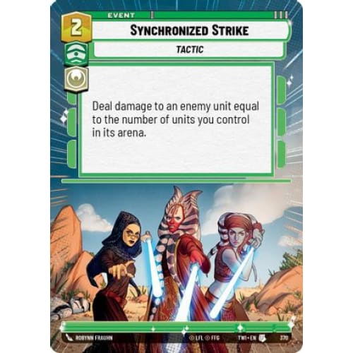 Synchronized Strike (Hyperspace) (370)  Foil