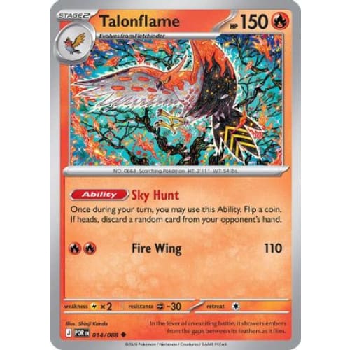 Talonflame - 014/088 (14) Uncommon