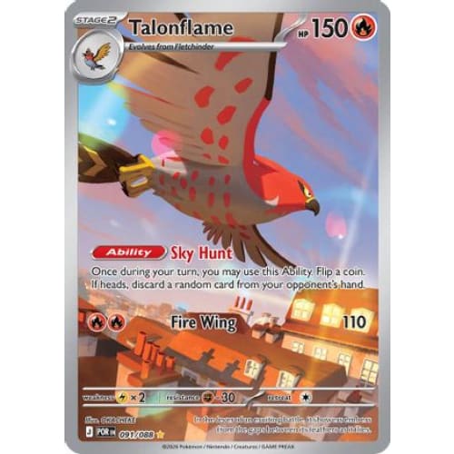Talonflame - 091/088 (91) Shiny Rare Holofoil