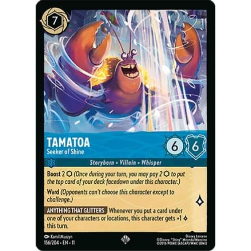 Tamatoa - Seeker of Shine (156/204) - Winterspell Cold Foil