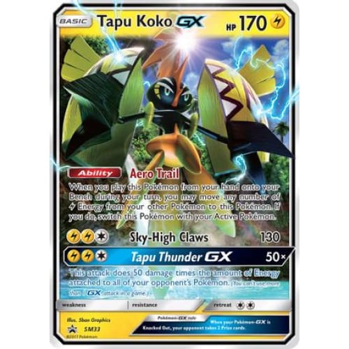 Tapu Koko GX - SM33 Promo