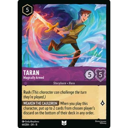 Taran - Magically Armed (44/204) - Winterspell Cold Foil