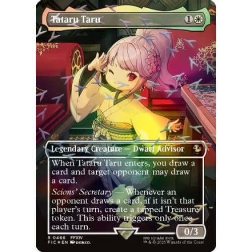 Tataru Taru (Borderless) (Chocobo Track Foil) (FIC-466) Foil