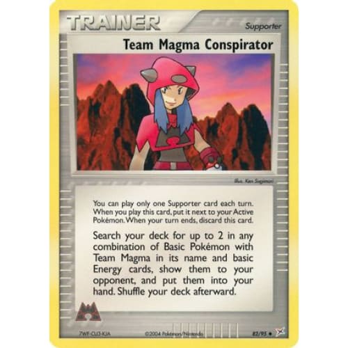 Team Magma Conspirator (82) Uncommon