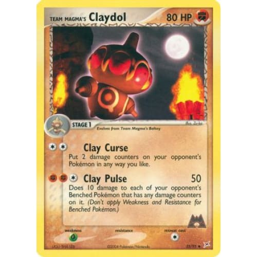Team Magma's Claydol - 33/95 (33) Uncommon