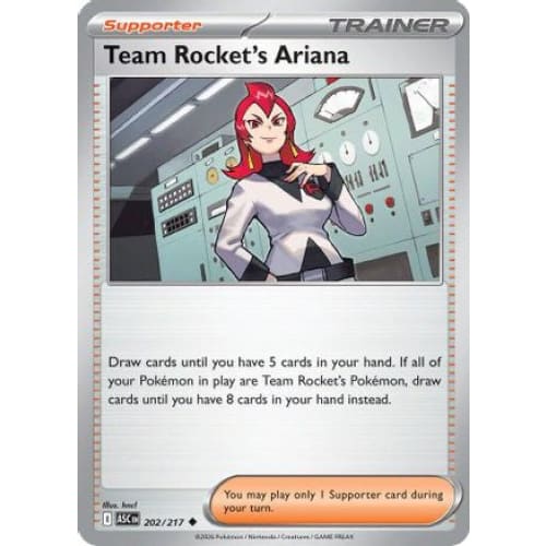 Team Rocket's Ariana (202) Uncommon Reverse Holofoil