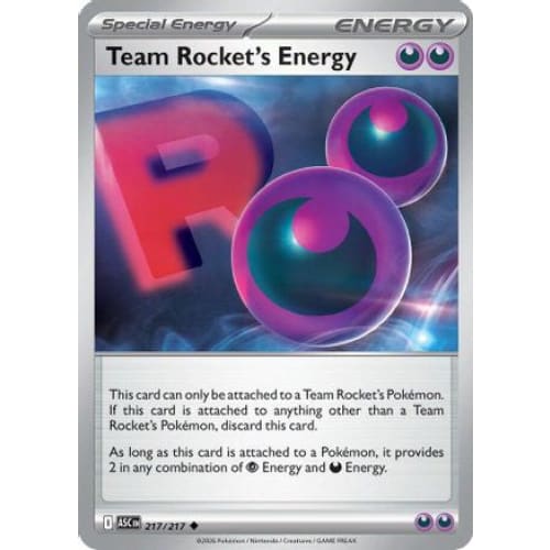 Team Rocket's Energy (217) Uncommon Reverse Holofoil