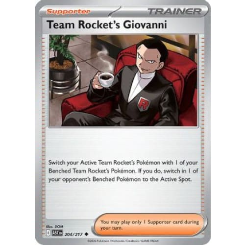 Team Rocket's Giovanni (204) Uncommon