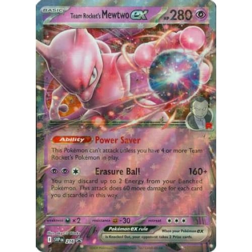 Team Rocket's Mewtwo ex - 216 (216) Promo Holofoil