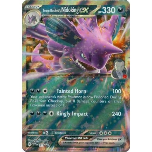 Team Rocket's Nidoking ex - 217 (217) Promo Holofoil