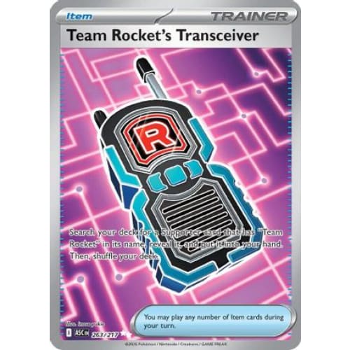 Team Rocket's Transceiver - 263/217 (263) Ultra Rare Holofoil