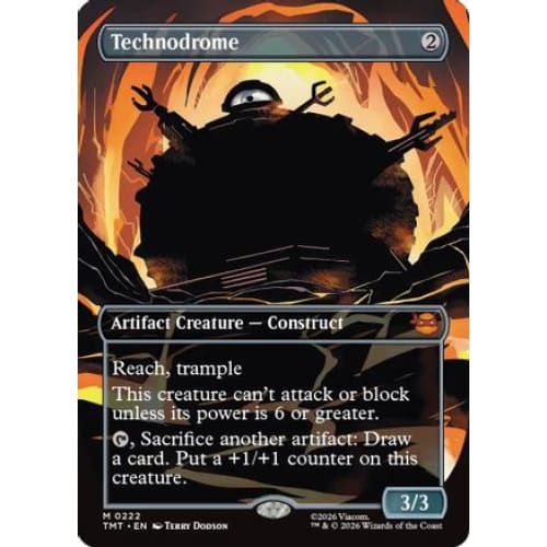 Technodrome (Borderless) (TMT-222) Foil