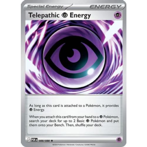 Telepathic Psychic Energy (88) Rare Classic Reverse Holofoil