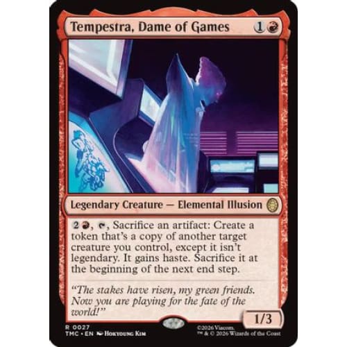 Tempestra, Dame of Games (TMC-027) Foil