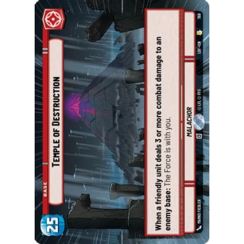 Temple of Destruction (Hyperspace Foil) (769)  Foil