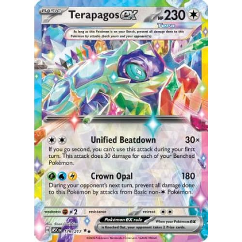 Terapagos ex (179) Double Rare Holofoil